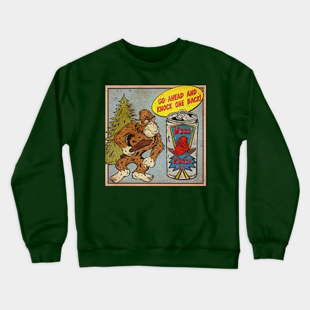 Bigfoot Beer Crewneck Sweatshirt by Cottage 13 Designs